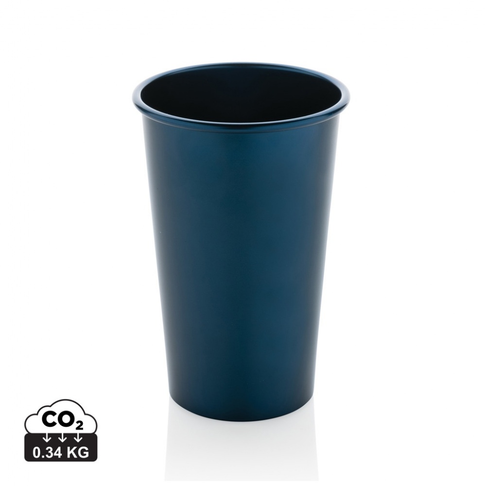 Logotrade advertising products photo of: Alo RCS recycled aluminium lightweight cup 450ml