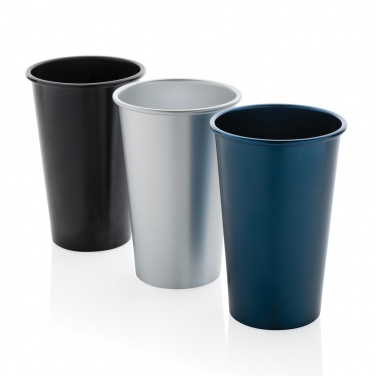 Logo trade promotional gifts picture of: Alo RCS recycled aluminium lightweight cup 450ml