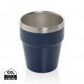 Clark RCS double wall coffee cup 300ML, navy