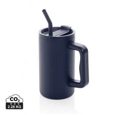 Logotrade promotional gift image of: Cube RCS certified recycled steel mug 800ml