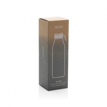 Logo trade promotional merchandise image of: Avira Avior RCS Re-steel bottle 500 ML