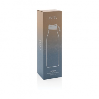 Logotrade advertising products photo of: Avira Avior RCS Re-steel bottle 1L