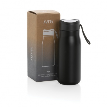 Logo trade promotional merchandise photo of: Avira Ain RCS Re-steel 150ML mini travel bottle