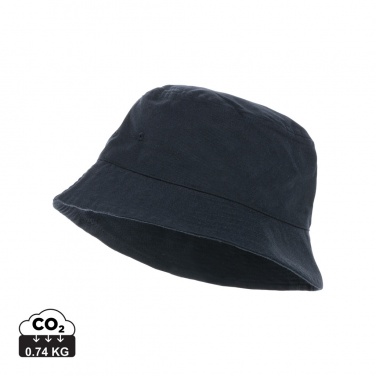 Logo trade promotional merchandise picture of: Impact Aware™ 285 gsm rcanvas one size bucket hat undyed