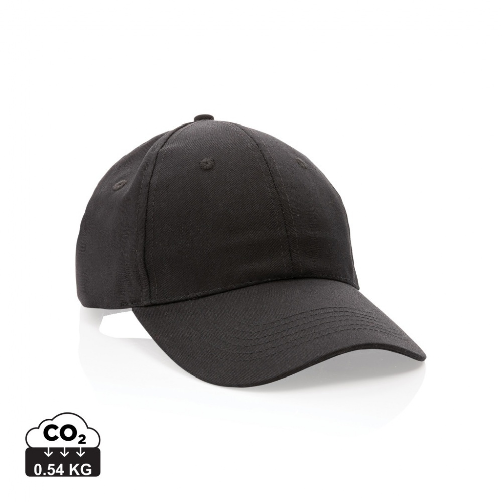 Logotrade promotional merchandise photo of: Impact 6 panel 190gr Recycled cotton cap with AWARE™ tracer