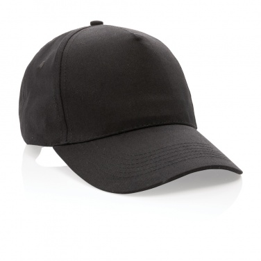 Logotrade promotional merchandise picture of: Impact 5 panel 190gr Recycled cotton cap with AWARE™ tracer