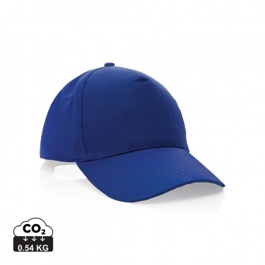 Logo trade promotional items picture of: Impact 5 panel 190gr Recycled cotton cap with AWARE™ tracer