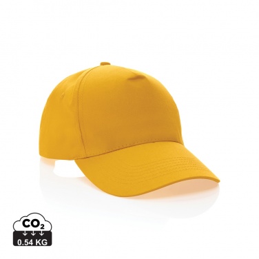 Logotrade advertising product picture of: Impact 5 panel 190gr Recycled cotton cap with AWARE™ tracer