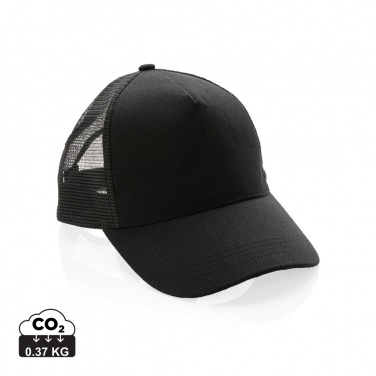 Logo trade promotional products picture of: Impact AWARE™ Brushed rcotton 5 panel trucker cap 190gr