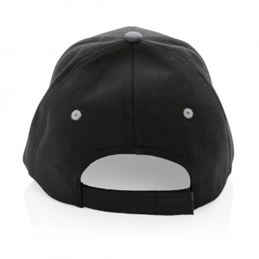 Logotrade promotional gift image of: Impact AWARE™ Brushed rcotton 6 panel contrast cap 280gr