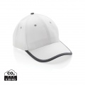 Impact AWARE™ Brushed rcotton 6 panel contrast cap 280gr, white