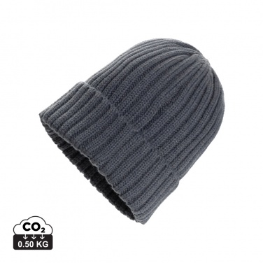 Logotrade promotional merchandise image of: Kennedi AWARE™ Polylana® beanie with large rib