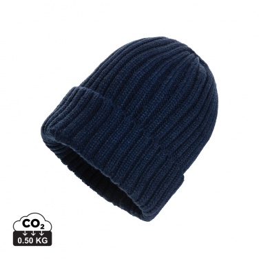 Logo trade promotional items picture of: Kennedi AWARE™ Polylana® beanie with large rib