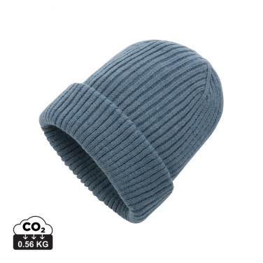 Logo trade business gifts image of: Impact AWARE™  Polylana® double knitted beanie