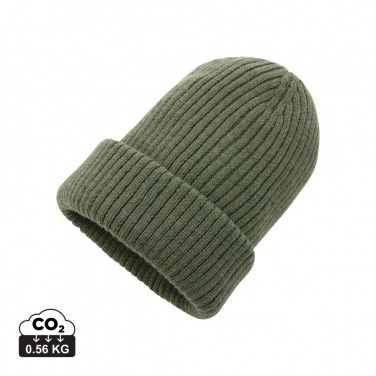 Logo trade promotional giveaways picture of: Impact AWARE™  Polylana® double knitted beanie