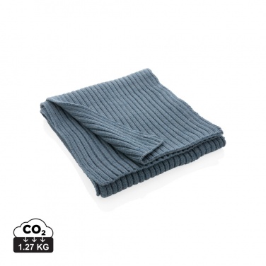 Logotrade promotional merchandise picture of: Impact AWARE™ Polylana® knitted scarf 180 x 25cm