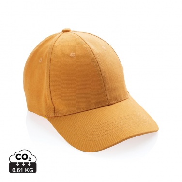 Logo trade business gift photo of: Impact 6 panel 280gr Recycled cotton cap with AWARE™ tracer