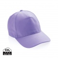 Impact 5panel 280gr Recycled cotton cap with AWARE™ tracer, lavender