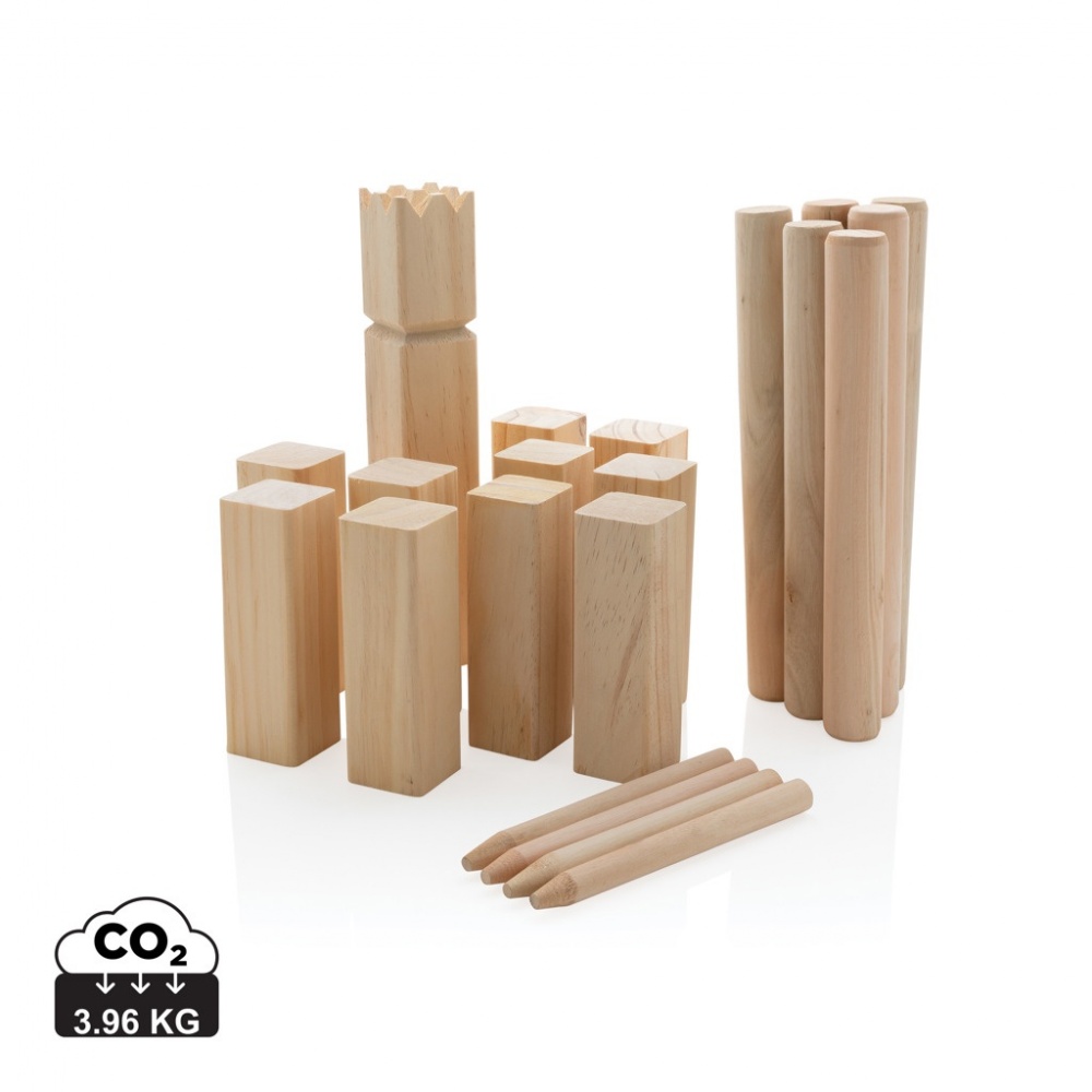 Logo trade promotional gifts picture of: Wooden kubb set