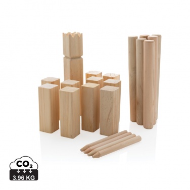 Logo trade advertising product photo of: Wooden kubb set