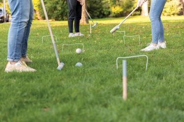 Logo trade corporate gifts image of: Wooden croquet set