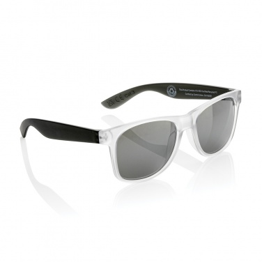 Logo trade promotional merchandise photo of: Gleam RCS recycled PC mirror lens sunglasses