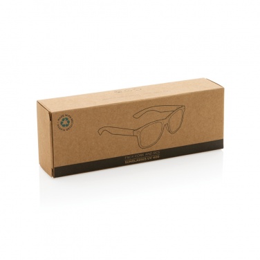 Logotrade corporate gift picture of: GRS recycled PC plastic sunglasses with cork