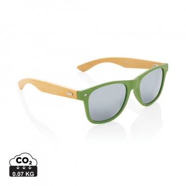 Logotrade business gifts photo of: Bamboo and RCS recycled plastic sunglasses