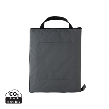 Logo trade promotional items image of: Impact Aware™ RPET foldable quilted picnic blanket