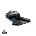 Tartan picnic blanket, black