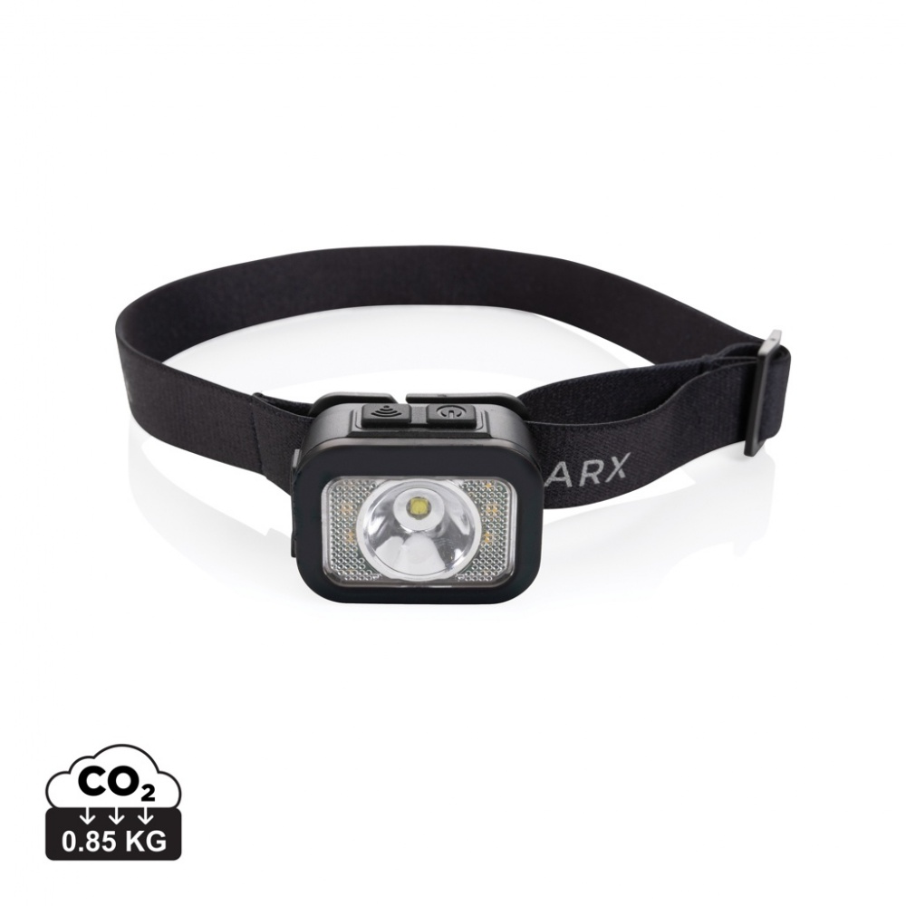 Logo trade business gifts image of: Gear X RCS rPlastic heavy duty head torch