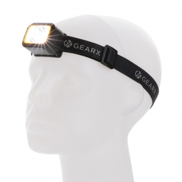 Logotrade promotional merchandise picture of: Gear X RCS rPlastic heavy duty head torch