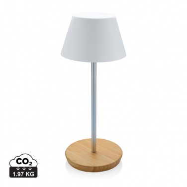 Logo trade corporate gift photo of: Pure Glow RCS usb-rechargeable recycled plastic table lamp