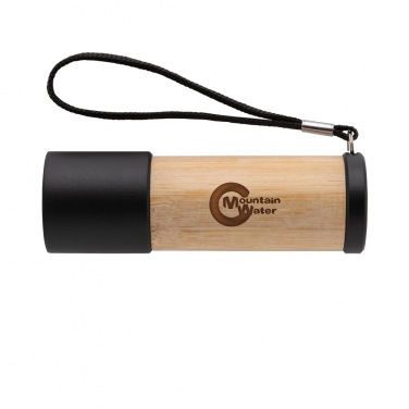 Logotrade promotional giveaways photo of: Bamboo and RCS certfied recycled plastic torch