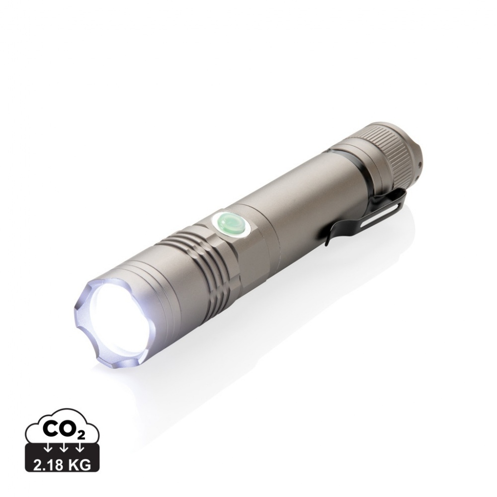 Logotrade promotional giveaway picture of: Rechargeable 3W flashlight