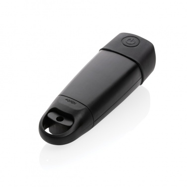 Logo trade business gift photo of: Lightwave RCS rplastic USB-rechargeable torch with crank