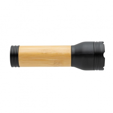 Logo trade promotional gifts picture of: Lucid 3W RCS certified recycled plastic & bamboo torch