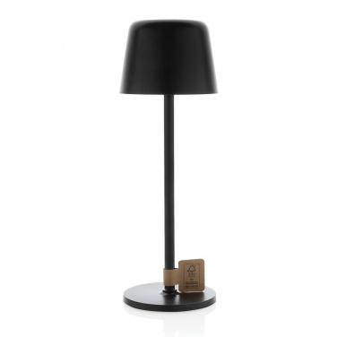 Logotrade promotional items photo of: Zenic RCS recycled plastic USB re-chargable table lamp