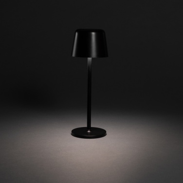 Logotrade promotional gift picture of: Zenic RCS recycled plastic USB re-chargable table lamp