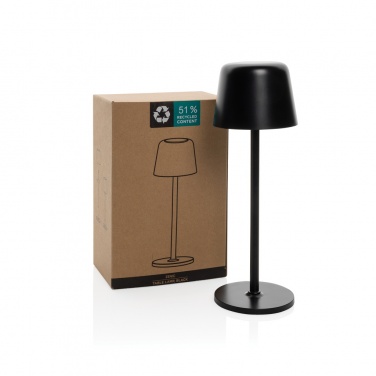 Logotrade promotional giveaway image of: Zenic RCS recycled plastic USB re-chargable table lamp