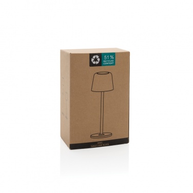 Logotrade promotional item image of: Zenic RCS recycled plastic USB re-chargable table lamp