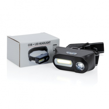 Logo trade promotional products image of: COB and LED headlight