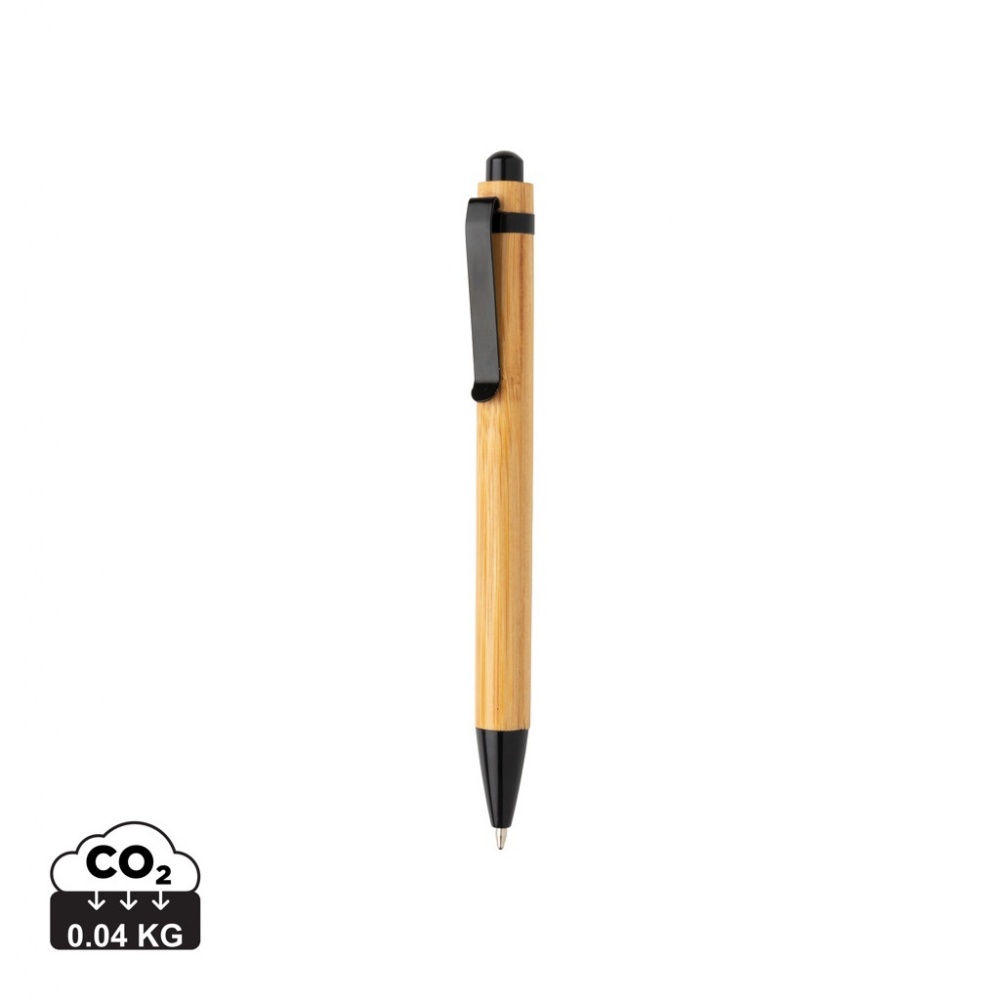 Logo trade promotional products image of: Bamboo pen