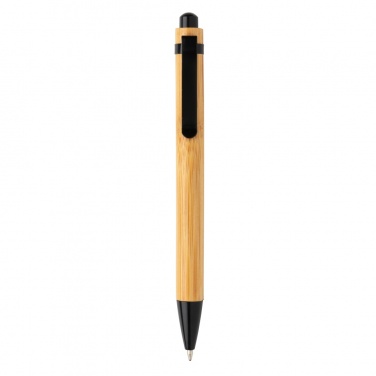 Logo trade promotional items image of: Bamboo pen