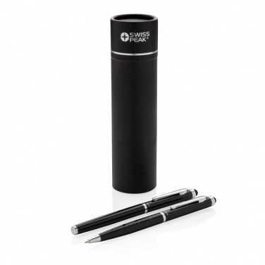 Logo trade corporate gifts picture of: Swiss Peak deluxe pen set