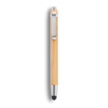 Logo trade promotional gifts image of: Bamboo stylus pen