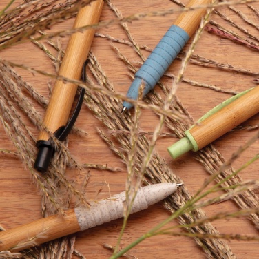 Logo trade promotional items image of: Bamboo & wheat straw pen