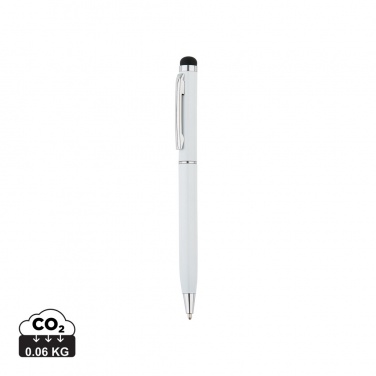 Logo trade promotional gift photo of: Thin metal stylus pen