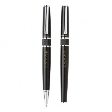 Logo trade advertising products image of: Swiss Peak deluxe pen set