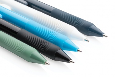 Logo trade promotional giveaway photo of: X9 solid pen with silicone grip